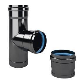 Tubi di design linea Design Tech per stufe a pellet di design De Marinis