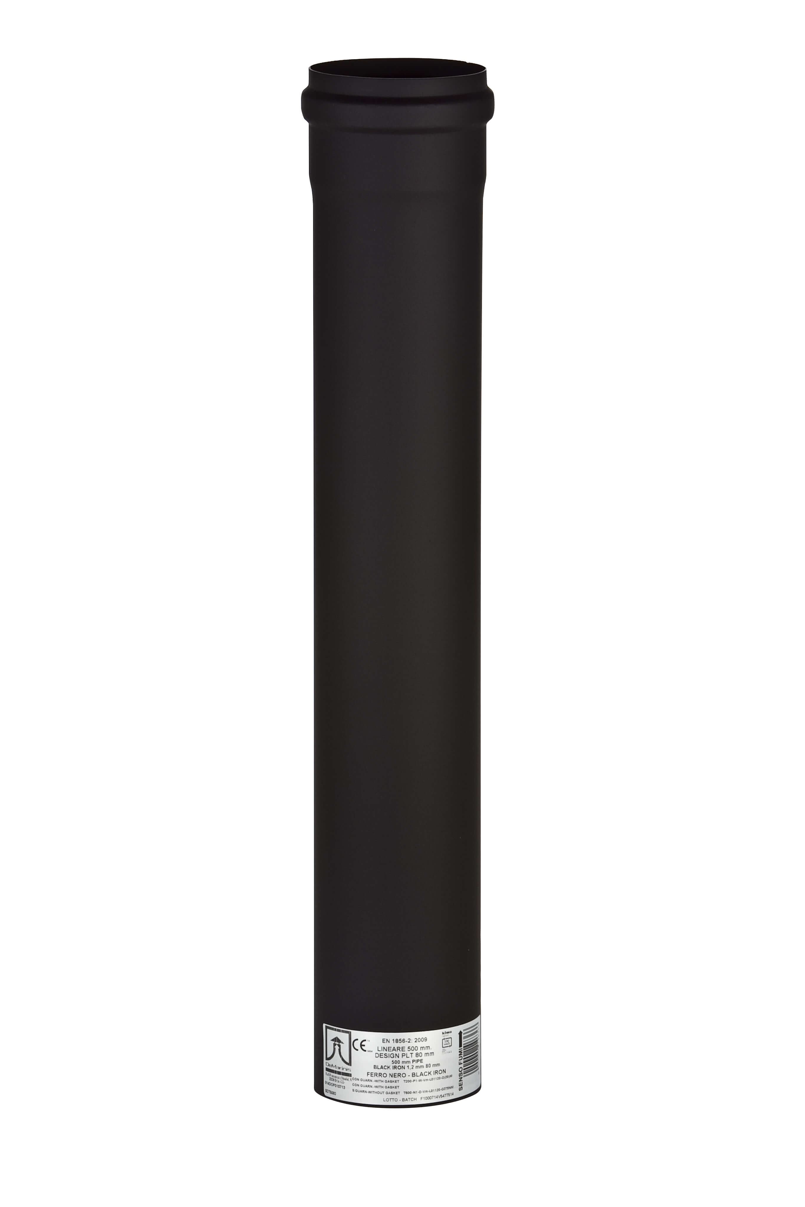 tubo lineare per stufa a pellet della linea Design Pellet di De Marinis