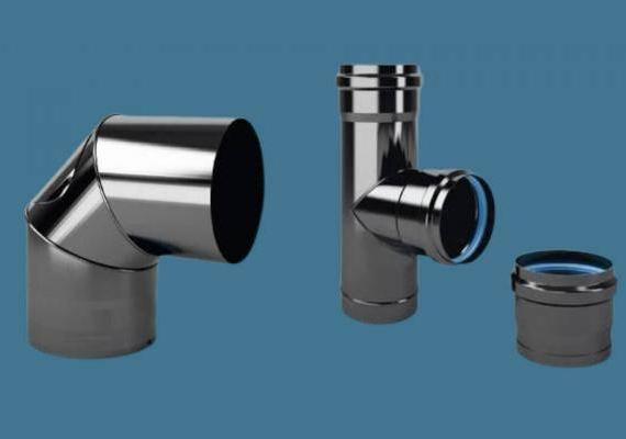 Tubi smaltati per canna fumaria: Design Tech e Design Wood